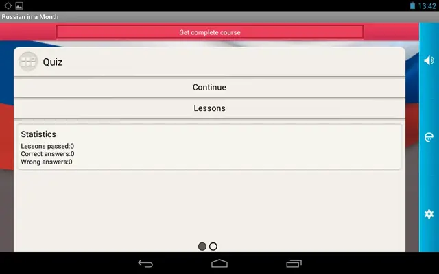 Russian in a Month android App screenshot 0